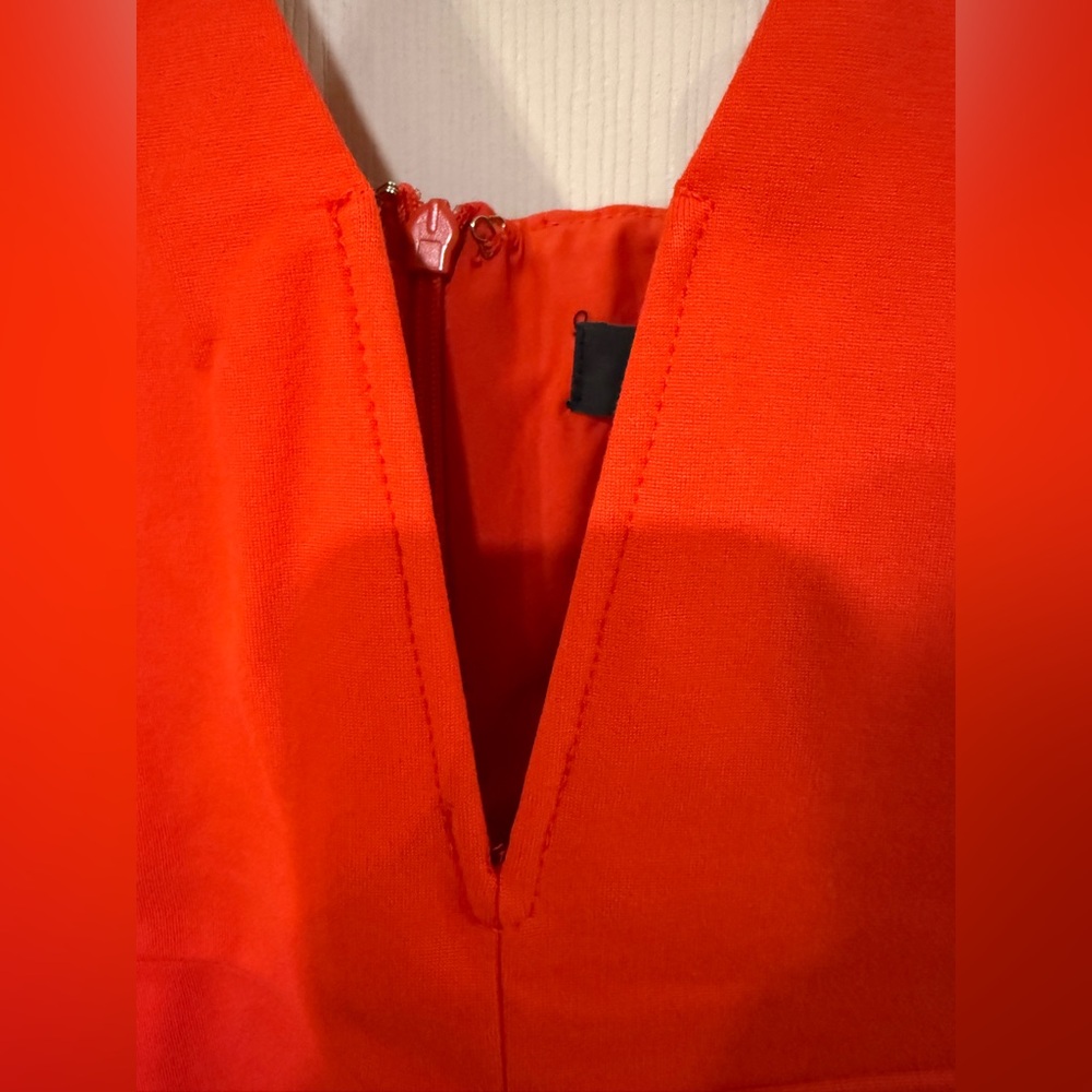 Lulu's Vibrant Red Asymmetrical Dress - Picture 3 of 6